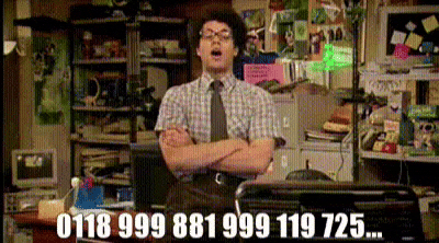 fraunpollen it crowd phone GIF