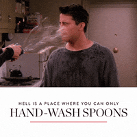 friends cleaning GIF by PureWow
