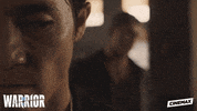 cinemax warrior hands up cinemax bad guy GIF