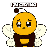 Sad Plan B Sticker by Plan Bee Studios