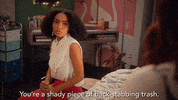 Disagree Yara Shahidi GIF by grown-ish
