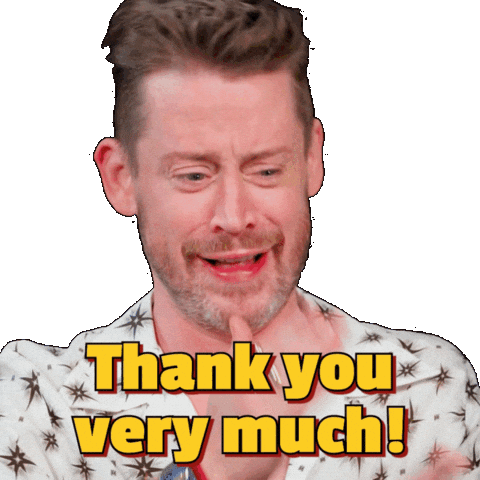 Thank You Very Much Sticker by First We Feast