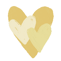 Vi8letta love heart yellow сердце Sticker