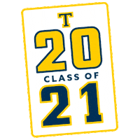Blue And Gold T Sticker by TrinityCollege