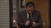 the office drum GIF