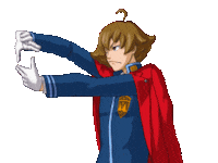 mikitenas ace attorney aceattorney sebastian debeste sebastiandebeste Sticker