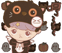 love4darts halloween angry upset blackcat Sticker