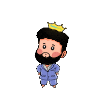 Illustration Mahesh Sticker