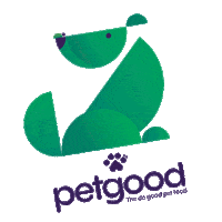 petgood green dogs tasty hund Sticker