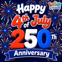 United States Celebration GIF by Lucas and Friends by RV AppStudios