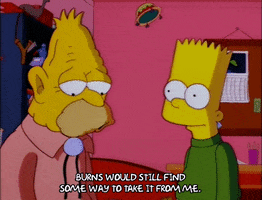 sad bart simpson GIF