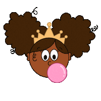 Black Girl Magic Sticker by Teeny Wishes