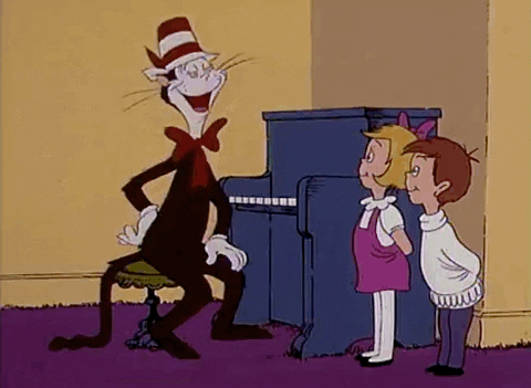 Cat In The Hat Animation GIF