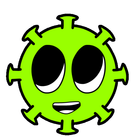Corona Virus Sticker