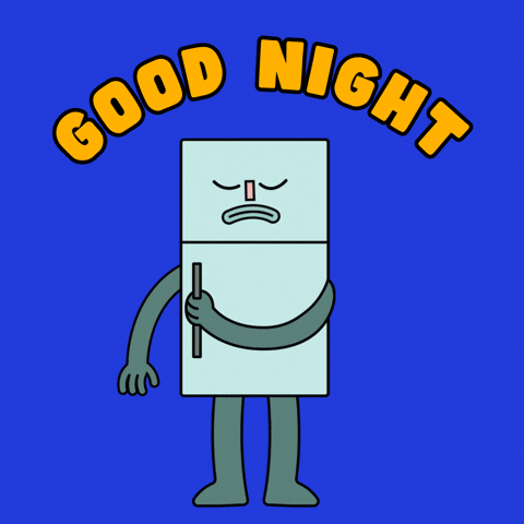 Tired Good Night GIF by Nexio