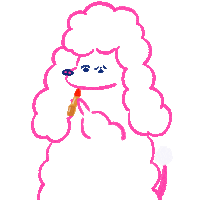 albion_philosophy dog cosmetics 犬 lip Sticker