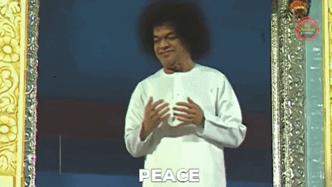 Sathya Sai Baba Peace GIF by Sai Young Messengers
