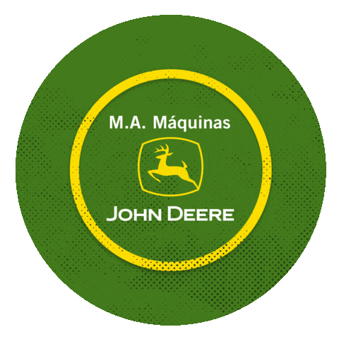 John Deere Agro Sticker by M. A. Máquinas