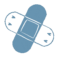 Pleister Plakker Sticker by Opgroeien