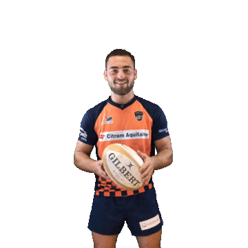CALormont giphyupload rugby cal ca lormont Sticker
