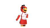 Big Red Lu Sticker by Lamar University