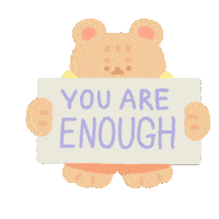 You Are Enough Mental Health Sticker