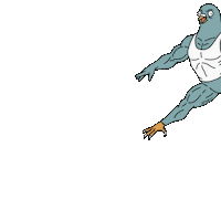 Flying Lets Dance Sticker