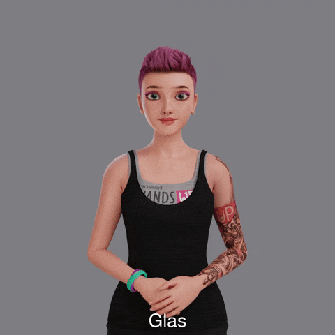 Avatar Gebärdensprache GIF by Sign Time - SiMAX