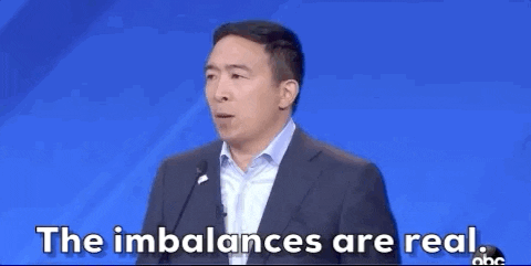 Democratic Debate The Imbalances Are Real GIF by GIPHY News