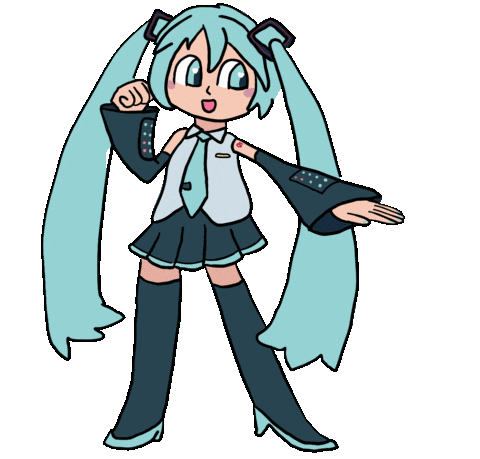 Hatsune Miku Dance Sticker