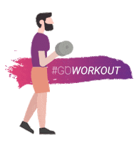 fitness workout Sticker by Tech.fit