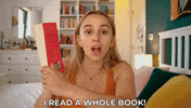 Book Reading GIF by HannahWitton