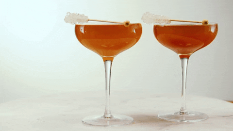 champagne cocktails GIF by evite