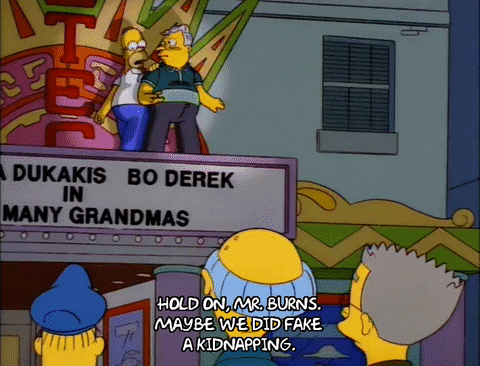 homer simpson larry burns GIF