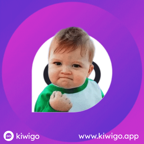 Baby Win GIF by KiwiGo (KGO)