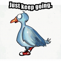 Walking Dont Give Up GIF