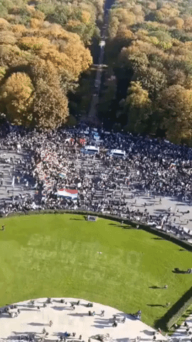 Tens of Thousands Join Berlin Rally in Support of Iran Protests