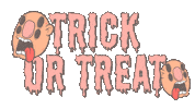 Trick Or Treat Halloween Sticker