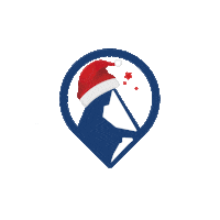 N-PY christmas ski air noel Sticker