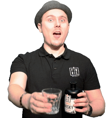 Zum Wohl Chin Chin Sticker by FINRIC Whisky