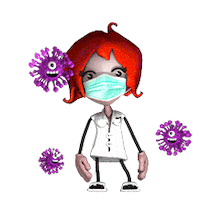 Corona Virus Sticker by medatixx