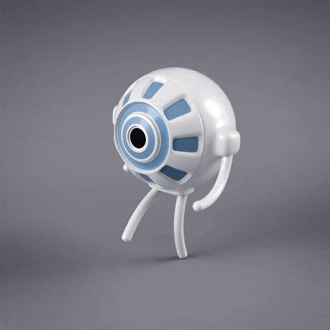 jaydloe loop robot eye ai GIF