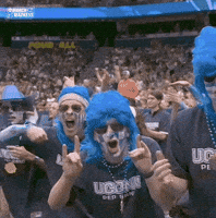 Excited College Basketball GIF by NCAA March Madness