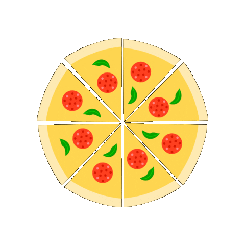 Pizza Time Love Sticker by Ricardo Martínez