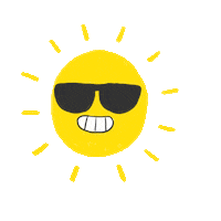 karlyb hot beach sun chill Sticker