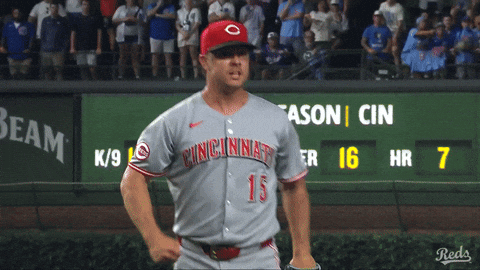 Celebration Yell GIF by Cincinnati Reds