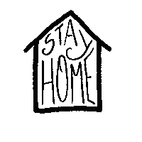 lipplelolly coronavirus quarantine covid-19 stay home Sticker