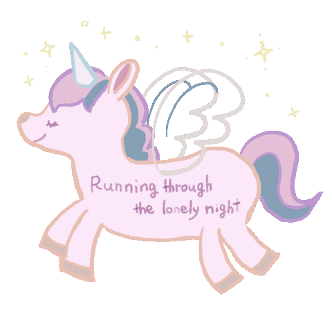 Lonely Unicorn Sticker