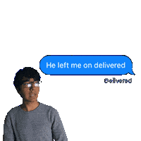 Text Deliver Sticker