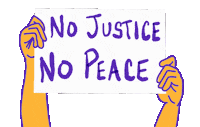 Black Lives Matter Peace Sticker